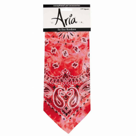 AR Tie-dye Bandana Red