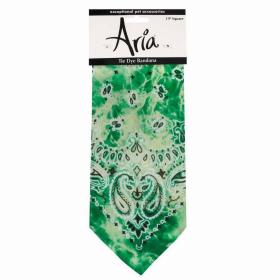 AR Tie-dye Bandana Green