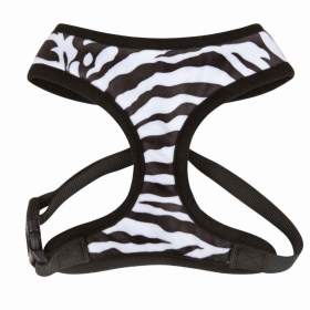 CC Plush Print Harness S Zebra