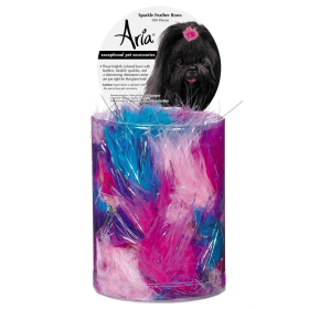 AR Sparkle Feather Bow Canister 100Pc