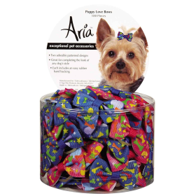 AR Puppy Love Bow Canister 100Pc