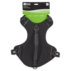 GG Reflective Nylon Harness S Blk