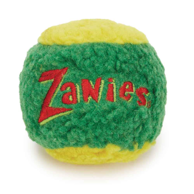 ZA Shaggy Squeaker Ball Grn-Ylw