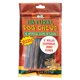 SCP Rolled Esophagus Jerky 6in 8pk