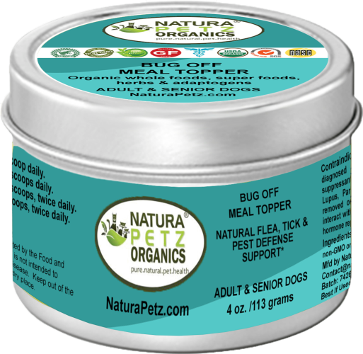 Bug Off Natural Defense Meal Topper* Flea, Tick & Pest Defense For Dogs, Cats & Horses* Bug Off Natural Defense Meal Topper* Flea, Tick & Pest Defense For Dogs, Cats & Horses*