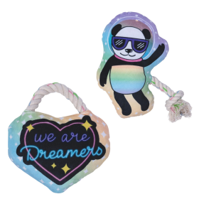 We Are Dreamers Plush Dog Toy Combo