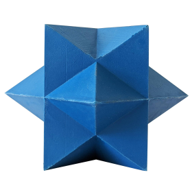 Eco-Friendly Blue Star TPR Dog Chew Toy