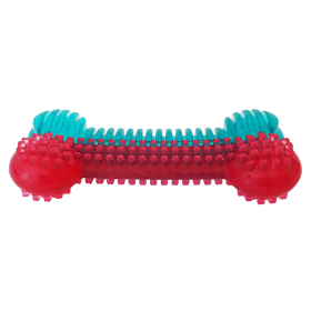 Textured Rubber Bone Dog Chew Toy