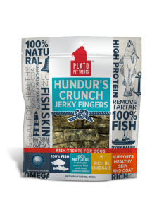 Plato Pet Treats Hundur's Crunch Jerky Fingers