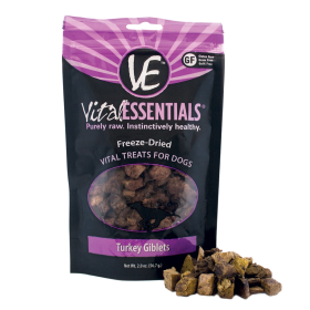 Vital Essentials Freeze-Dried Turkey Giblets Dog Treats