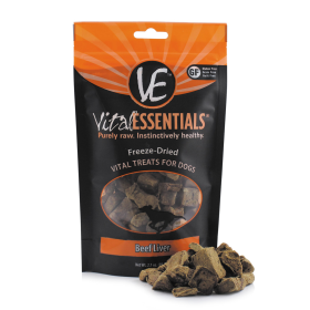 Vital Essentials Freeze-Dried Beef Liver Dog Treats