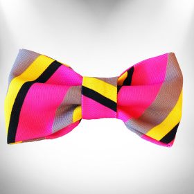 Stripes Doggie Bow Tie