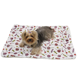 Ultra Soft Minky/Plush Sweet Candies Blanket