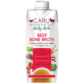 CARU Daily Dish Beef Bone Broth for Dogs & Cats