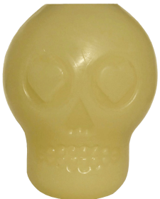 MKB Glow in the Dark Sugar Skull Chew Toy & Treat Dispenser