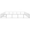 Dog Kennel Silver 322.9 ft¬≤ Steel