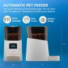 Automatic Pet Feeder with Programmable Meals and Portions. 6L Auto Dry Food Dispenser with App Control; WiFi Enable; 10s Voice Recorder & Dual Power f