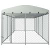 Outdoor Dog Kennel with Roof 26.2'x13.1'x7.5'