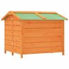 Dog Kennel Brown 37.8"x34.3"x31.7" Solid Wood Pine