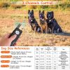 984FT Dog Training Collar IP65 Waterproof Pet Beep Vibration Electric Shock Collar 3 Channels Rechargeable Transmitter Receiver Trainer with Recording