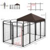 Dog Kennel Outdoor for Large and Medium Dogs, 9.3' x 4.6' x 5.2'