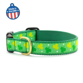 Shamrock Collar or Leash (Color: Shamrock, size: large)