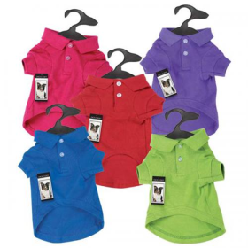 Zack & Zoey Polo Shirt (Color: Blue, size: Xsmall)