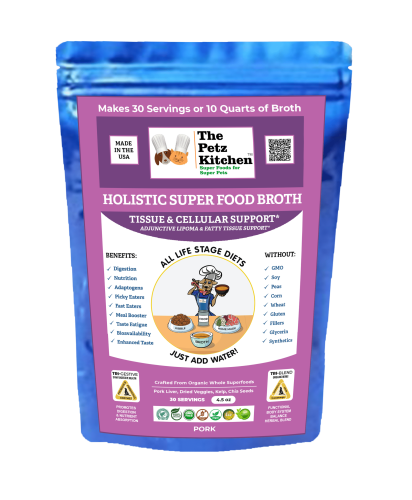 Super Food Broth Tissue & Cellular Support For Dogs* The Petz Kitchen Lipoma & Tissue Support* Super Food Broth Tissue & Cellular Support For Dogs* The Petz Kitchen Lipoma & Tissue Support*