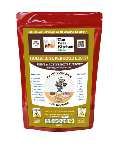 Super Food Broth Joint & Active Body Support* The Petz Kitchen Dogs & Cats* Super Food Broth Joint & Active Body Support* The Petz Kitchen Dogs & Cats*