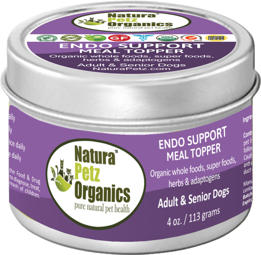 Endo Support Meal Topper For Dogs And Cats* Natura Petz Organics Endo Support Meal Topper For Dogs And Cats* Natura Petz Organics