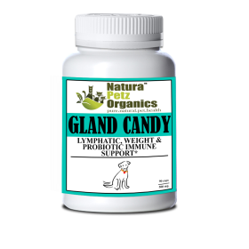 Gland Candy Omega 3 & 6 Lymphatic, Weight & Probiotic Immune Support * (size: DOG/ 90 caps / 500 mg.)