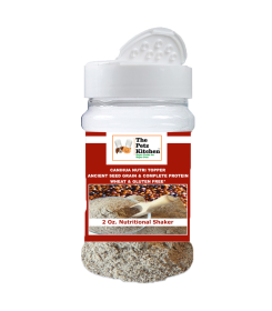 Canihua Flour - Organic Ancient Seed Grain - Complete Protein - Wheat & Gluten Free* The Petz Kitchen Dog & Cat Super Foods* (size: 2 oz)