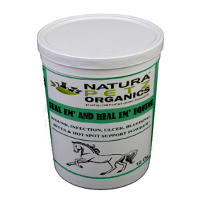 Seal Em And Heal Em Powder Equine* Wound, Infection Ulcer Bite Bleeding & Hot Spot Support* (size: 12 Oz.)