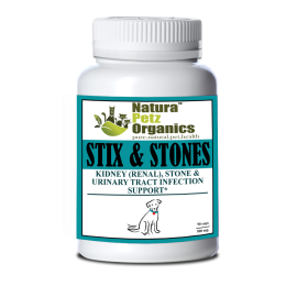 Stix And Stones Capsules* Kidney, Urinary Tract Infection & Stone Support* (size: DOG/ 90 caps / 500 mg / Size 1 Cap)