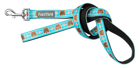 FuzzYard Leash (Color: Fuzz Bear, size: LG)