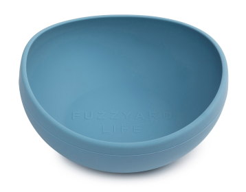 FuzzYard Life Silicone Bowl (Color: French Blue, size: L)