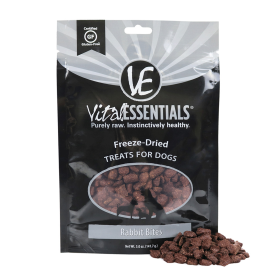 Vital Essentials - Freeze-Dried Rabbit Bites Treats (size: 5.0oz)