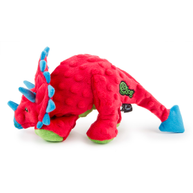 Godog - Dino Triceratops (Color: Red, size: large)