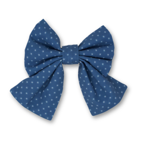 Starry Sky Sailor Dog Bow (size: Standard)