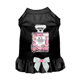 My Favorite Treats Dog Dress (Color: Black, size: X Small)