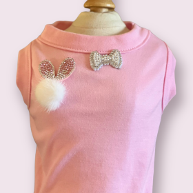 My Fuzzy Easter Bunny Dog Shirt (size: X Small)