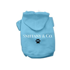 Sniff & Co. Hoodie (Color: Blue, size: X Small)