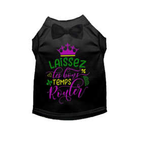 LAISSEZ LES BONS TEMPS ROULER (Color: Black, size: X Small)