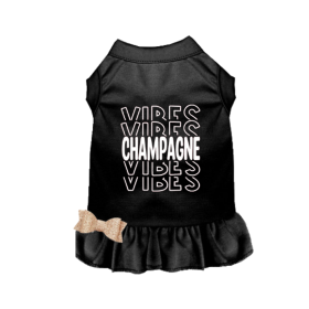 Champagne Vibes Dog Dress (size: X Small)