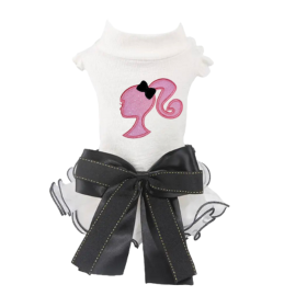 Barbie Silhouette Ruffle Dog Dress (size: 1)