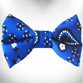 Bandana Dog Bow Tie (Color: Blue)