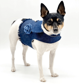 DCNY Harness Vest (Color: Denim Flower)