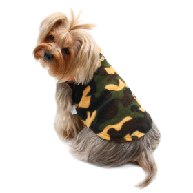 Camouflage Vest with Ultra Soft Lining (Color: Green, size: XS)