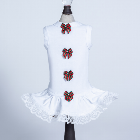 Christmas Dress (Color: White, size: XXS)