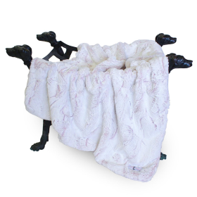 Whisper Dog Blanket (Color: Baby's Breath, size: large)